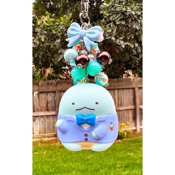 Sumikko Gurashi Tokage Dapper Dino Keychain Bag Purse Charm - Picture 1 of 6